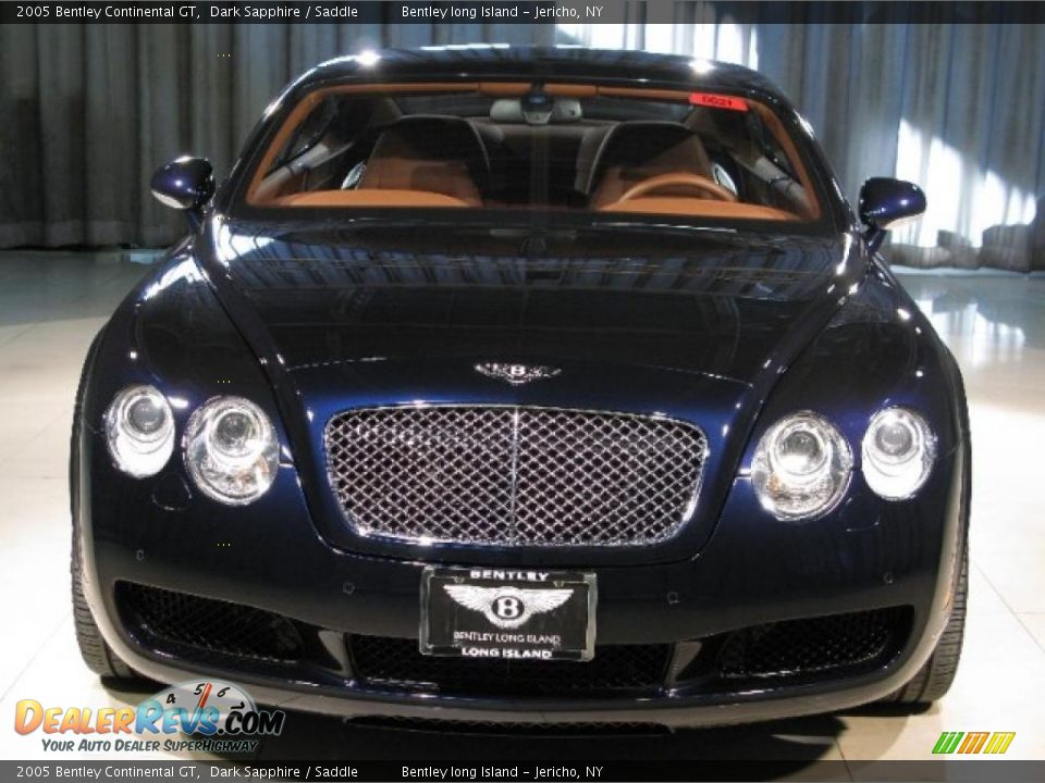 2005 Bentley Continental GT Dark Sapphire / Saddle Photo #4