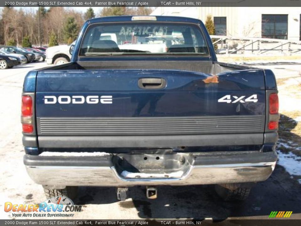 2000 Dodge Ram 1500 SLT Extended Cab 4x4 Patriot Blue Pearlcoat / Agate Photo #5