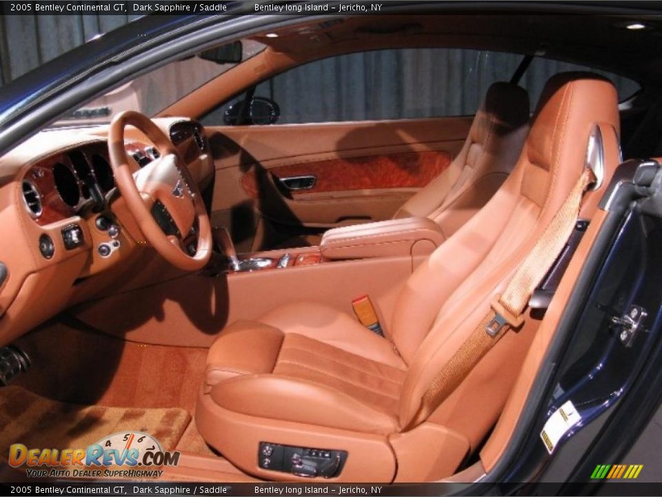 2005 Bentley Continental GT Dark Sapphire / Saddle Photo #6