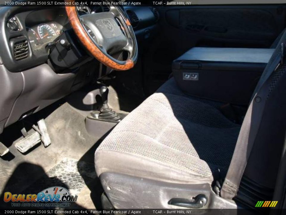 2000 Dodge Ram 1500 SLT Extended Cab 4x4 Patriot Blue Pearlcoat / Agate Photo #7