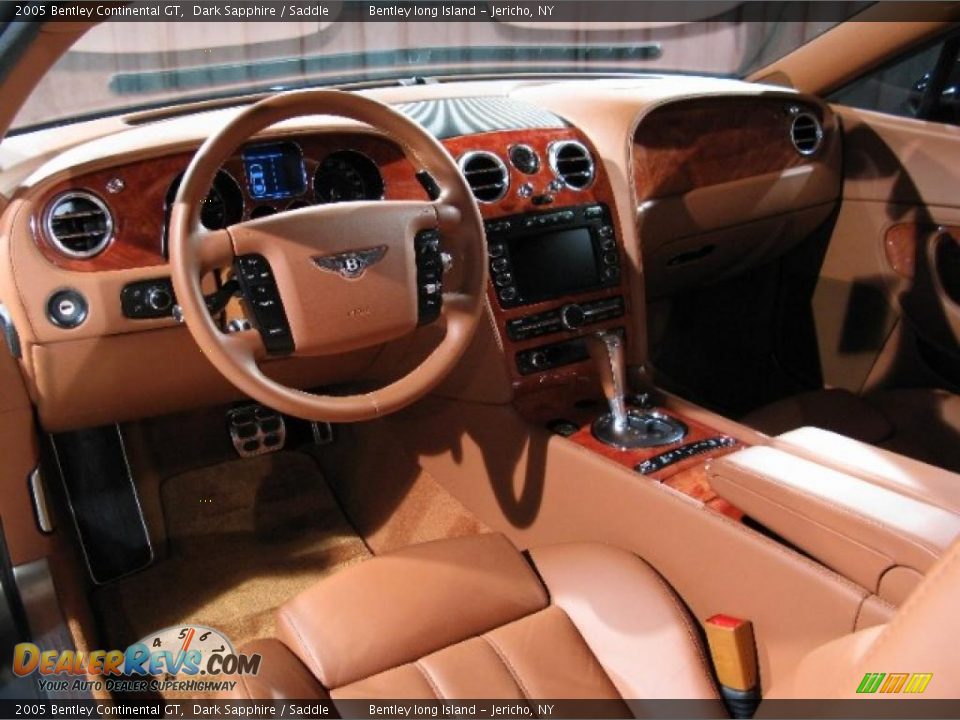 2005 Bentley Continental GT Dark Sapphire / Saddle Photo #7