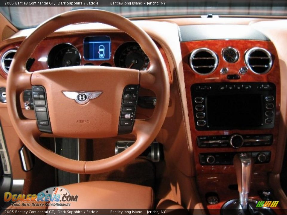 2005 Bentley Continental GT Dark Sapphire / Saddle Photo #8