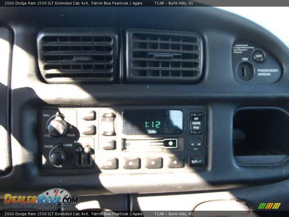 2000 Dodge Ram 1500 SLT Extended Cab 4x4 Patriot Blue Pearlcoat / Agate Photo #11