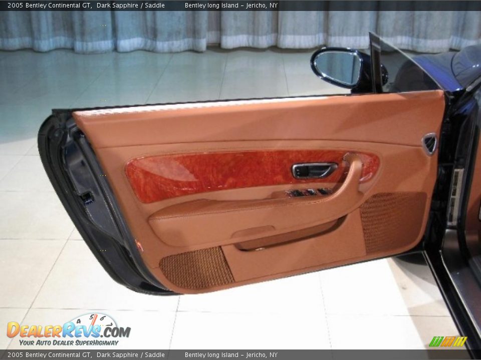 2005 Bentley Continental GT Dark Sapphire / Saddle Photo #12