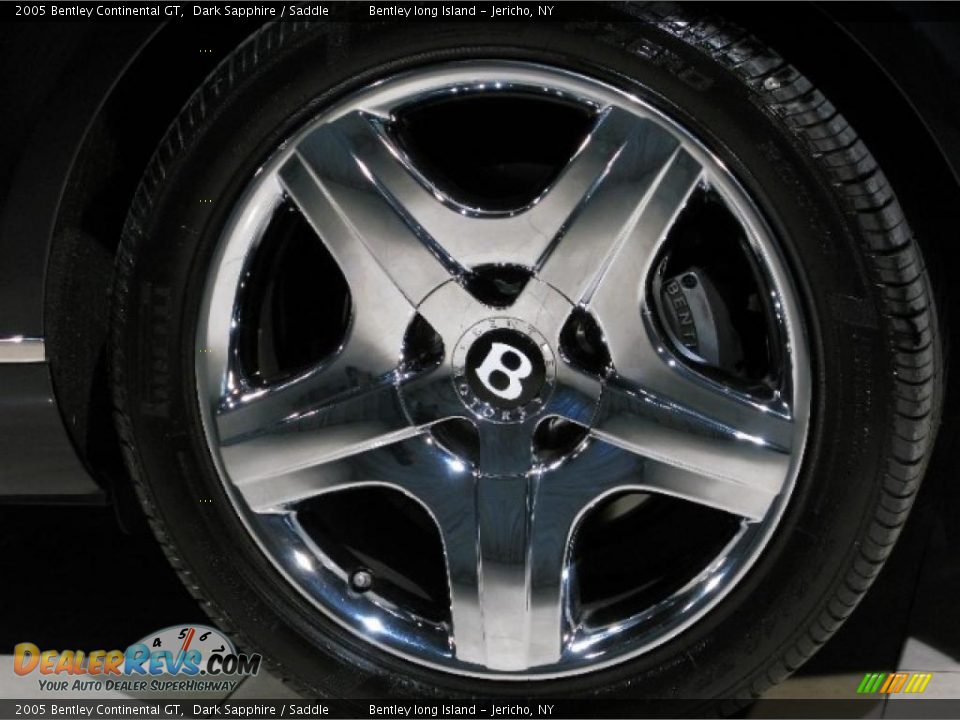 2005 Bentley Continental GT Dark Sapphire / Saddle Photo #14