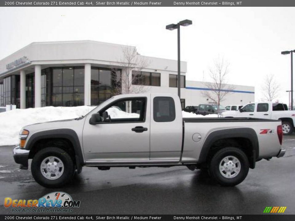 2006 Chevrolet Colorado Z71 Extended Cab 4x4 Silver Birch Metallic / Medium Pewter Photo #1