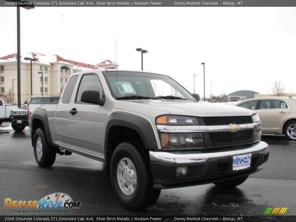 2006 Chevrolet Colorado Z71 Extended Cab 4x4 Silver Birch Metallic / Medium Pewter Photo #3