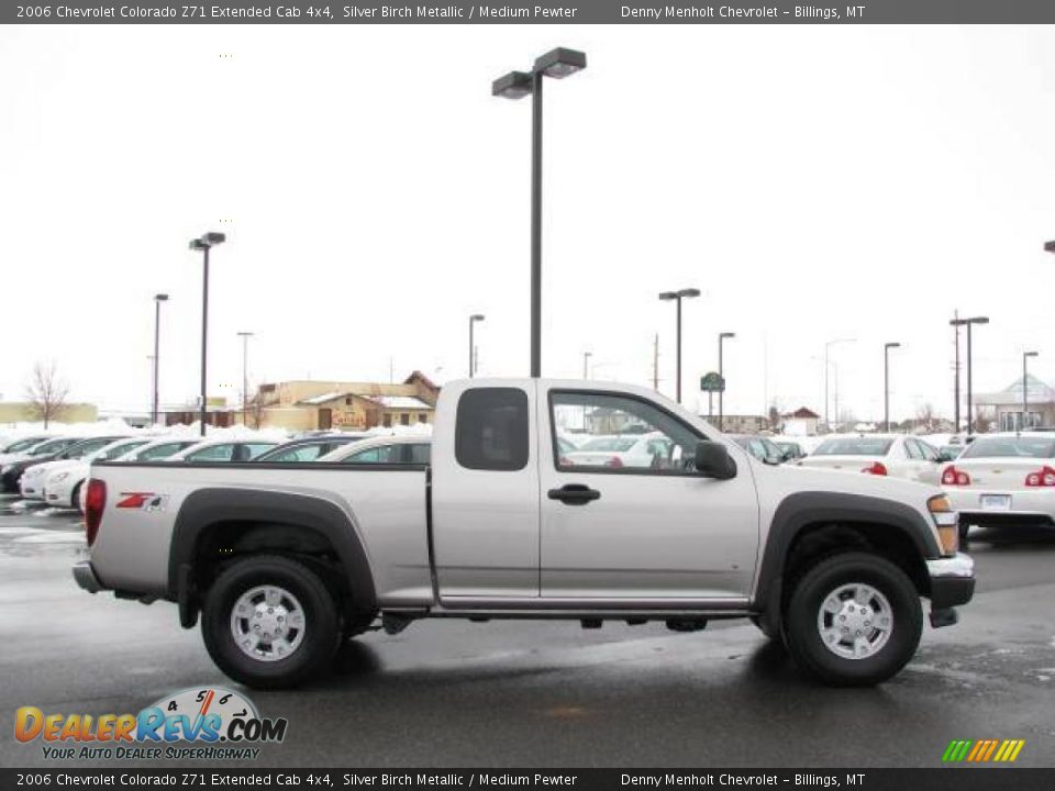 2006 Chevrolet Colorado Z71 Extended Cab 4x4 Silver Birch Metallic / Medium Pewter Photo #4