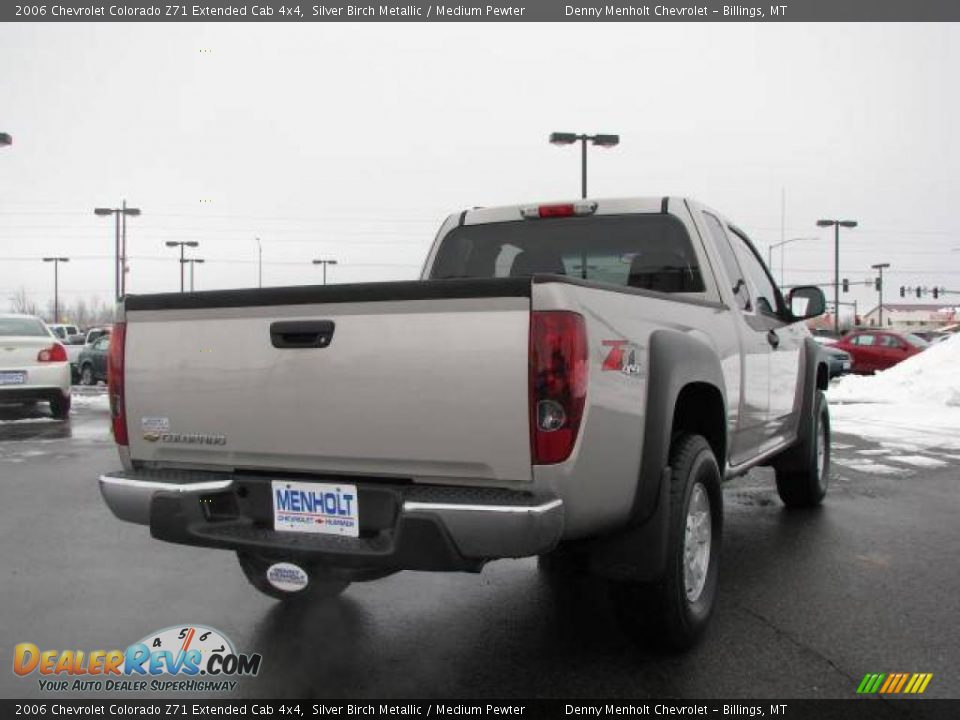 2006 Chevrolet Colorado Z71 Extended Cab 4x4 Silver Birch Metallic / Medium Pewter Photo #5