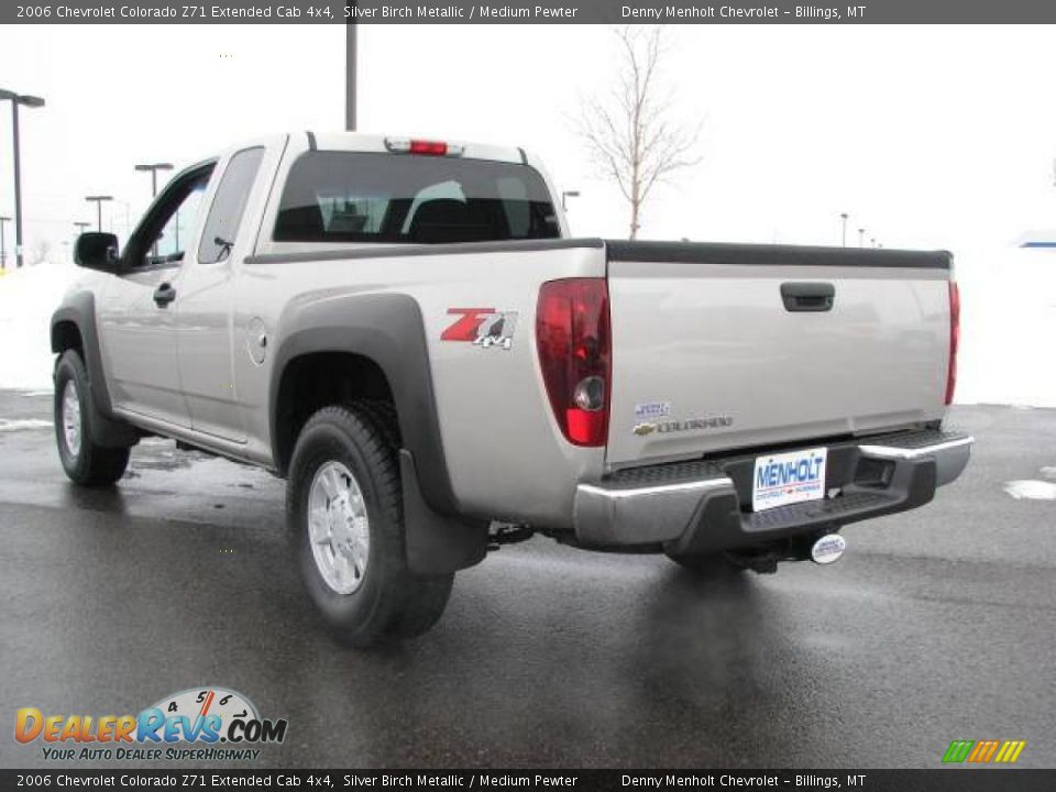 2006 Chevrolet Colorado Z71 Extended Cab 4x4 Silver Birch Metallic / Medium Pewter Photo #6