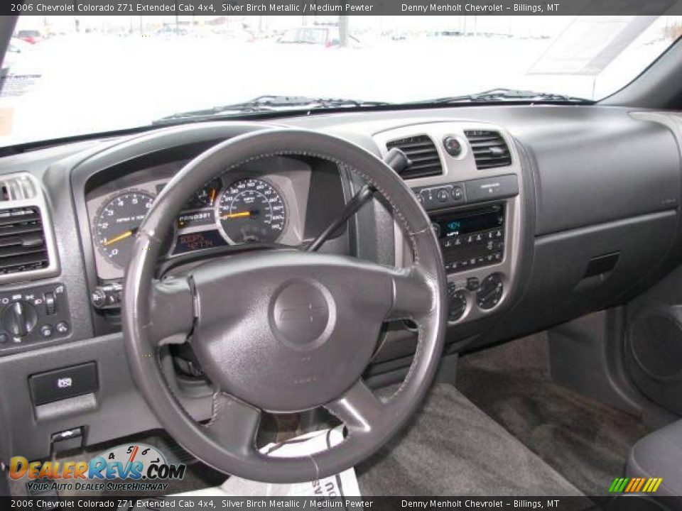 2006 Chevrolet Colorado Z71 Extended Cab 4x4 Silver Birch Metallic / Medium Pewter Photo #10