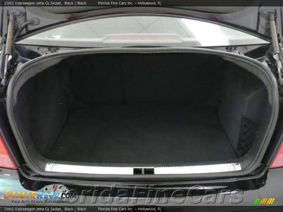 2001 Volkswagen Jetta GL Sedan Black / Black Photo #10