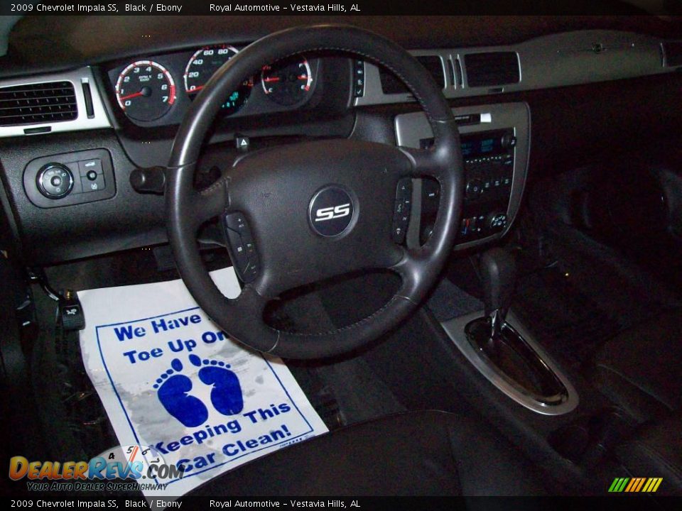 2009 Chevrolet Impala SS Black / Ebony Photo #12