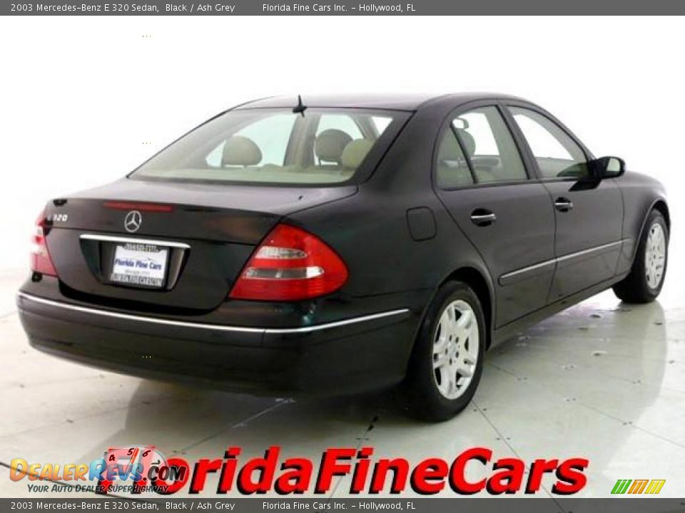 2003 Mercedes-Benz E 320 Sedan Black / Ash Grey Photo #2