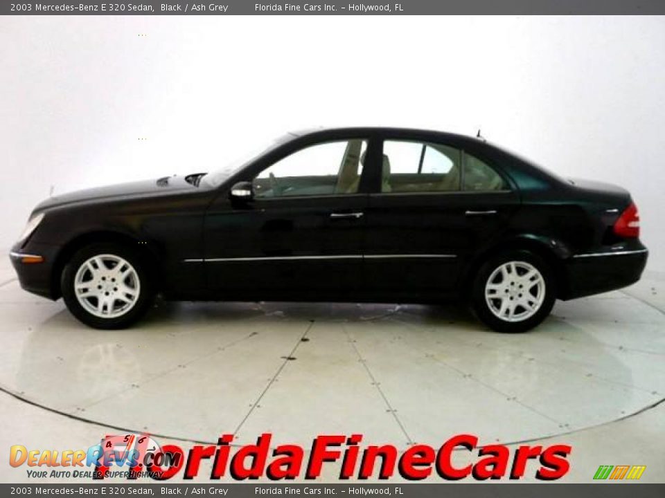 2003 Mercedes-Benz E 320 Sedan Black / Ash Grey Photo #3