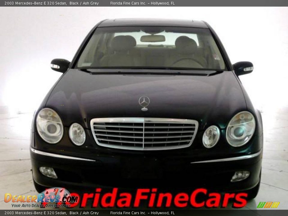 2003 Mercedes-Benz E 320 Sedan Black / Ash Grey Photo #5