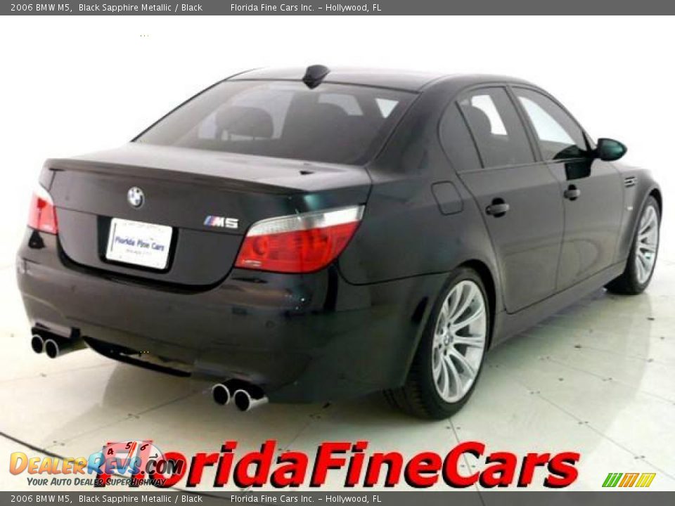 2006 BMW M5 Black Sapphire Metallic / Black Photo #2
