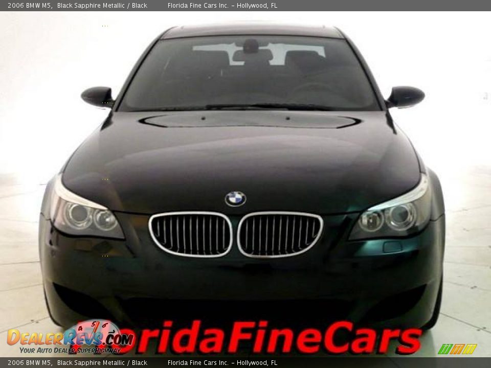 2006 BMW M5 Black Sapphire Metallic / Black Photo #5