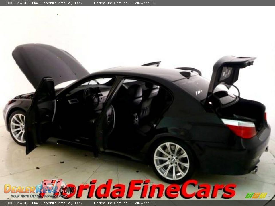 2006 BMW M5 Black Sapphire Metallic / Black Photo #8