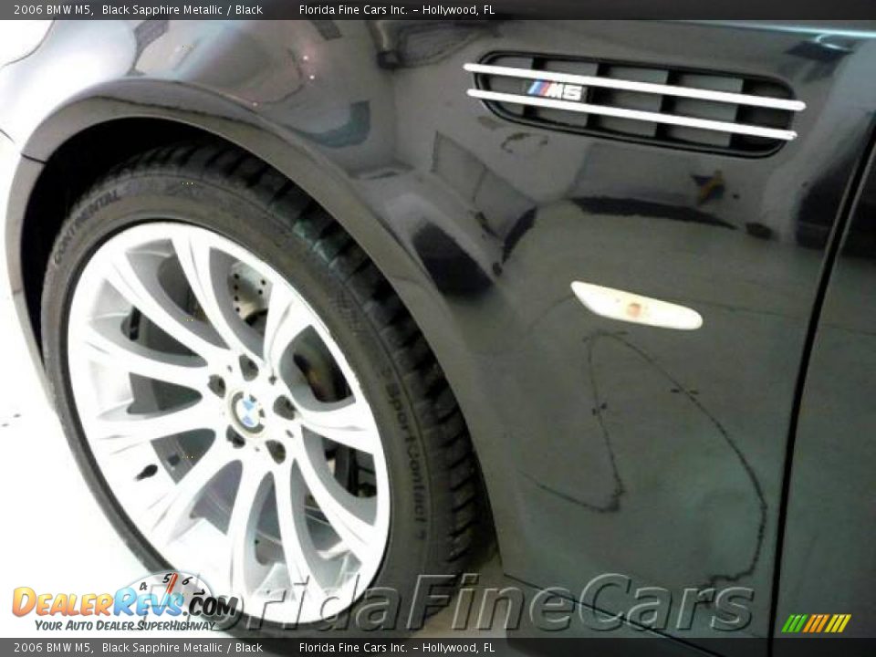 2006 BMW M5 Black Sapphire Metallic / Black Photo #9