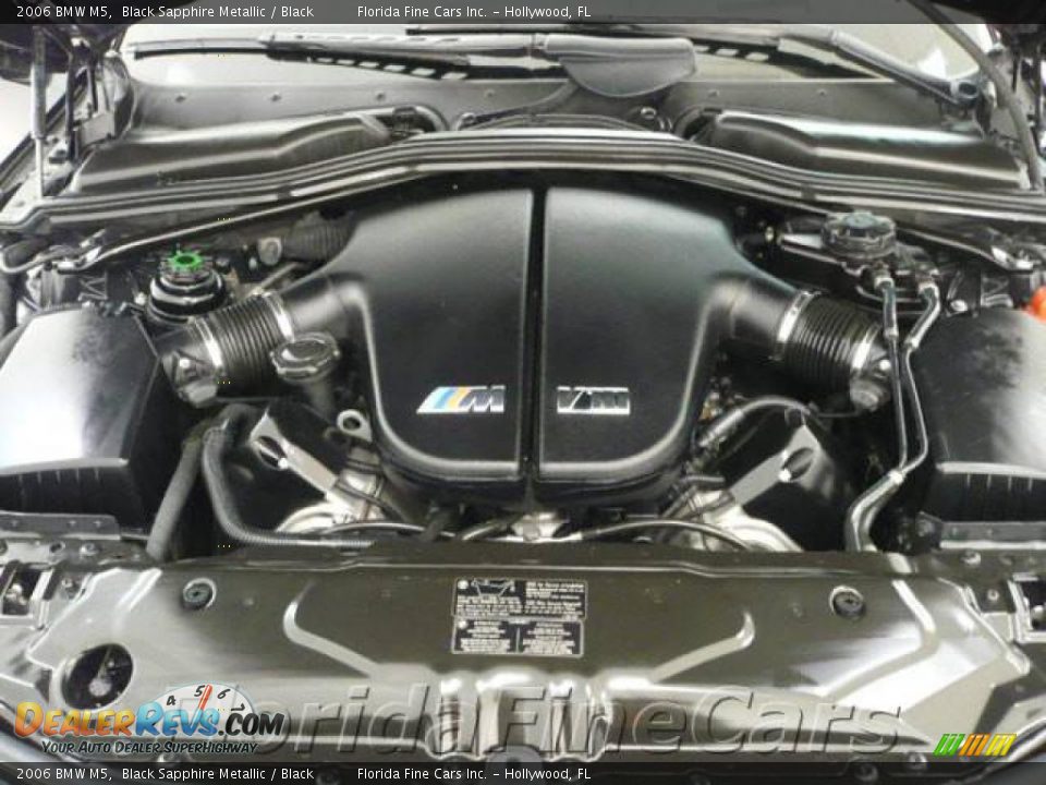 2006 BMW M5 Black Sapphire Metallic / Black Photo #10