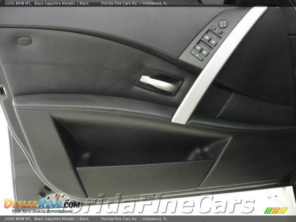 2006 BMW M5 Black Sapphire Metallic / Black Photo #12