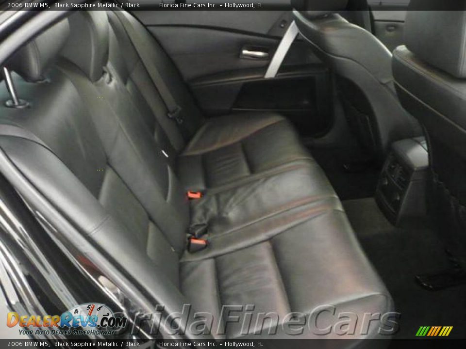 2006 BMW M5 Black Sapphire Metallic / Black Photo #15