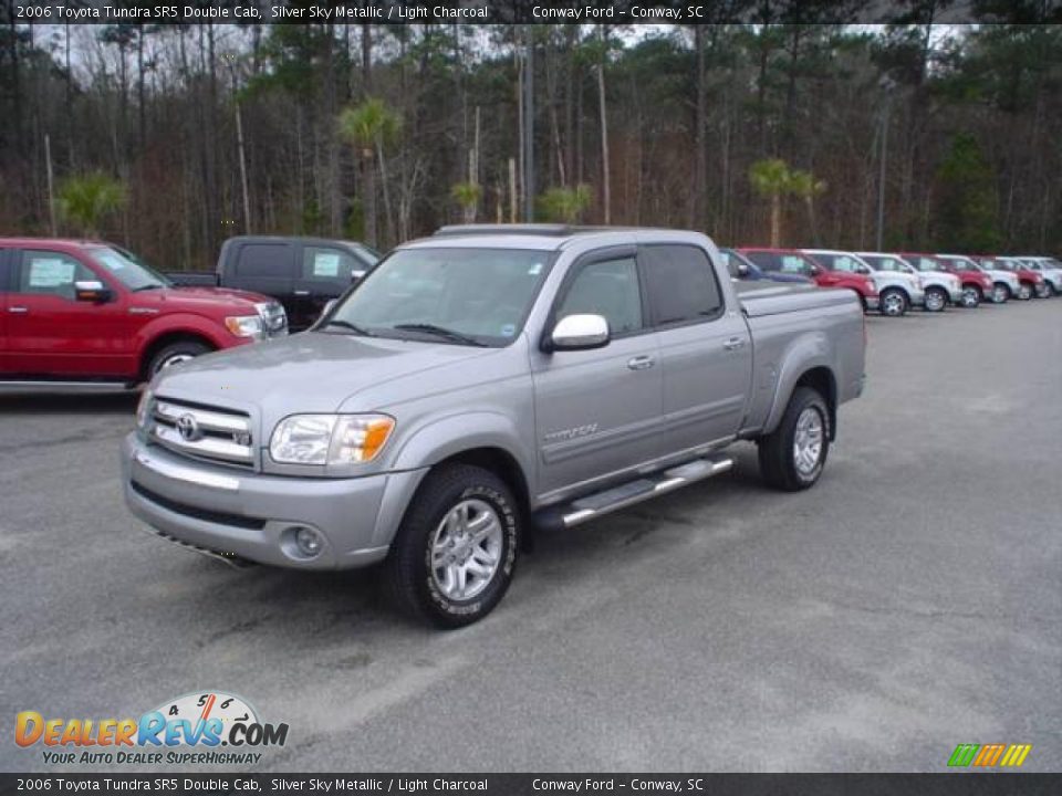 2006 Toyota Tundra SR5 Double Cab Silver Sky Metallic / Light Charcoal Photo #1