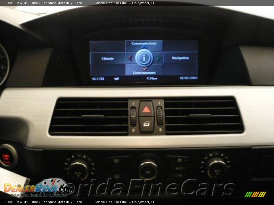 2006 BMW M5 Black Sapphire Metallic / Black Photo #18