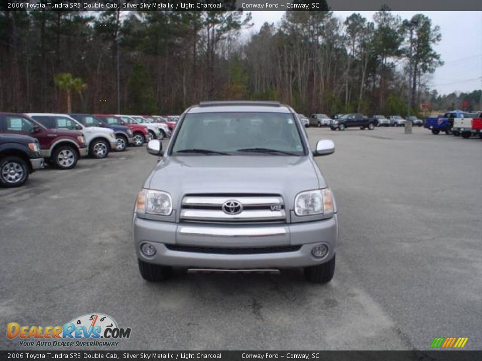 2006 Toyota Tundra SR5 Double Cab Silver Sky Metallic / Light Charcoal Photo #2