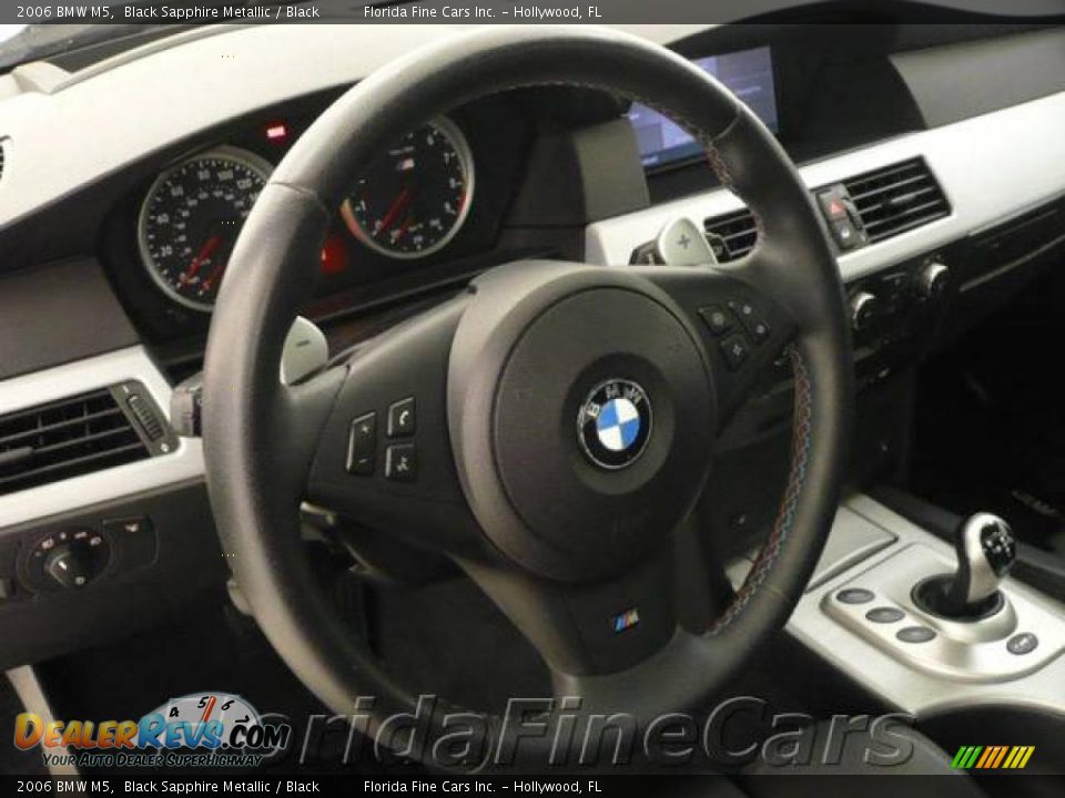 2006 BMW M5 Black Sapphire Metallic / Black Photo #20