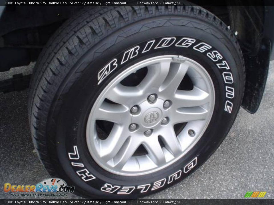 2006 Toyota Tundra SR5 Double Cab Silver Sky Metallic / Light Charcoal Photo #9