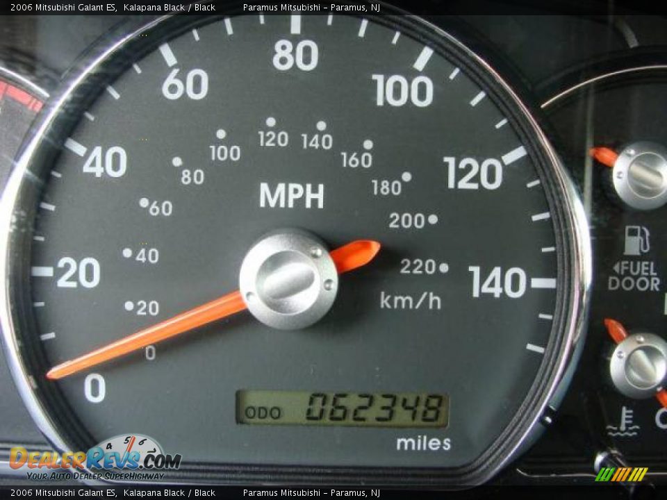 2006 Mitsubishi Galant ES Kalapana Black / Black Photo #12