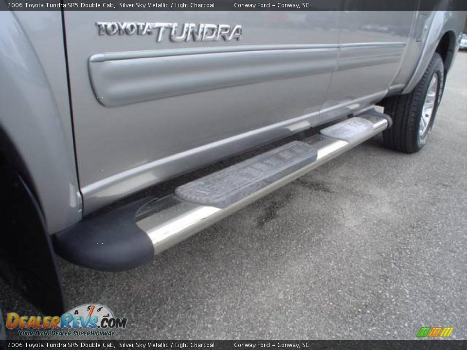 2006 Toyota Tundra SR5 Double Cab Silver Sky Metallic / Light Charcoal Photo #11