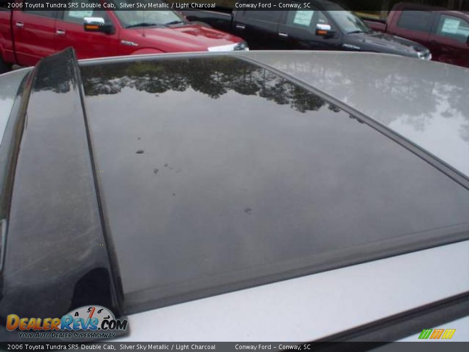 2006 Toyota Tundra SR5 Double Cab Silver Sky Metallic / Light Charcoal Photo #13