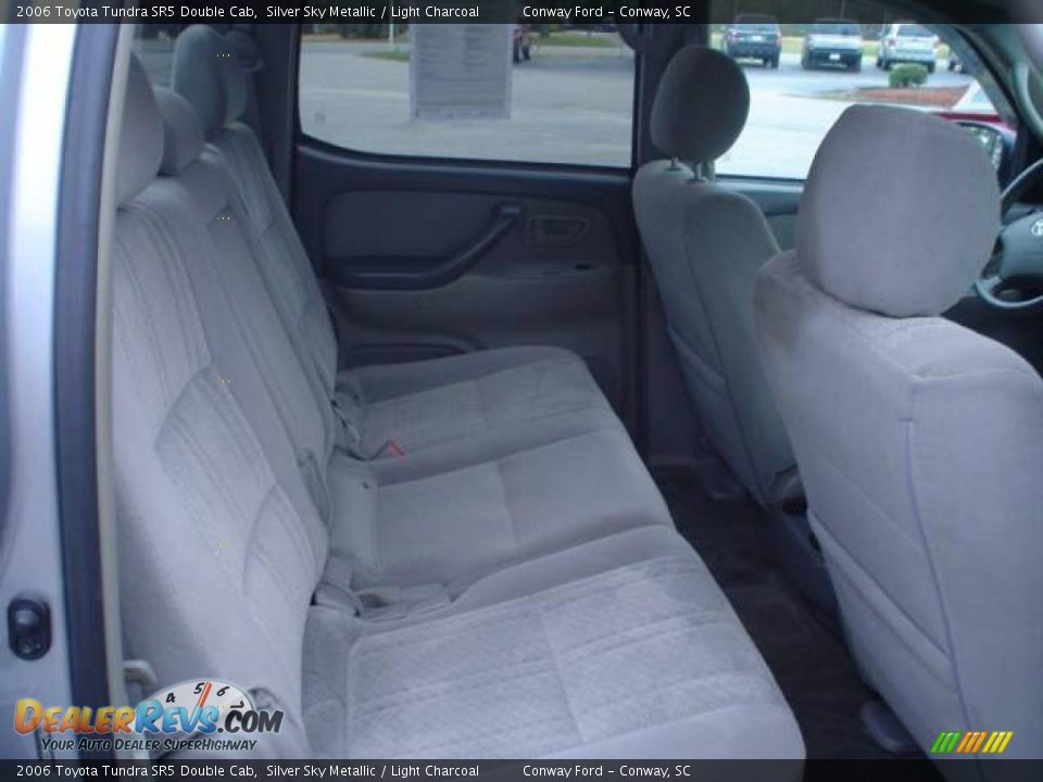 2006 Toyota Tundra SR5 Double Cab Silver Sky Metallic / Light Charcoal Photo #16