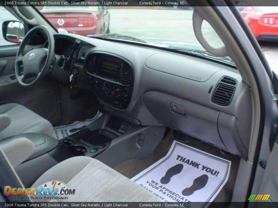 2006 Toyota Tundra SR5 Double Cab Silver Sky Metallic / Light Charcoal Photo #18
