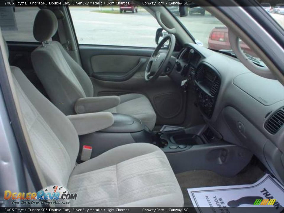2006 Toyota Tundra SR5 Double Cab Silver Sky Metallic / Light Charcoal Photo #19