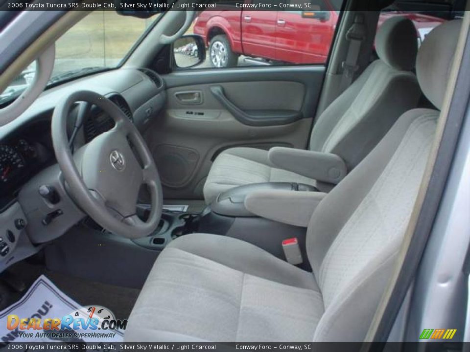2006 Toyota Tundra SR5 Double Cab Silver Sky Metallic / Light Charcoal Photo #21