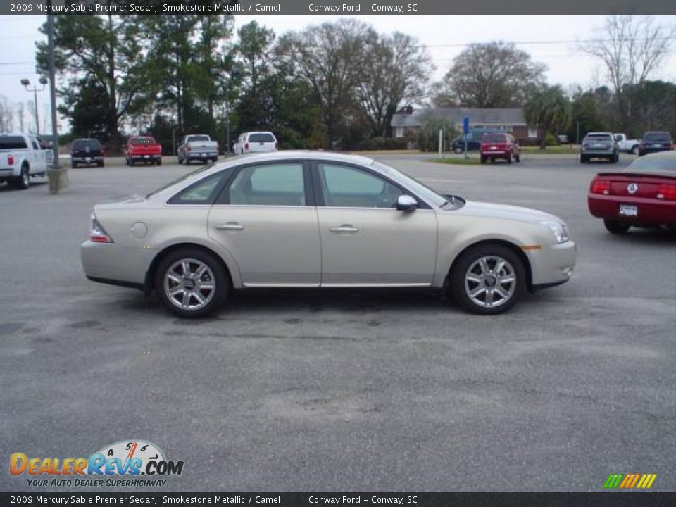 2009 Mercury Sable Premier Sedan Smokestone Metallic / Camel Photo #4