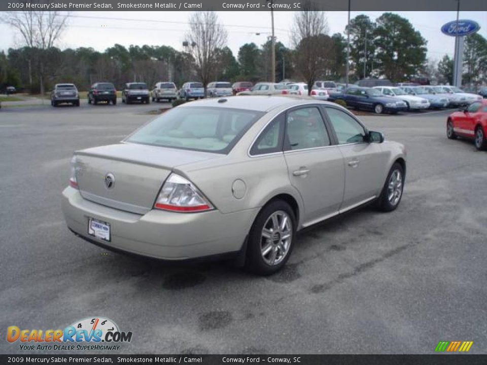 2009 Mercury Sable Premier Sedan Smokestone Metallic / Camel Photo #5