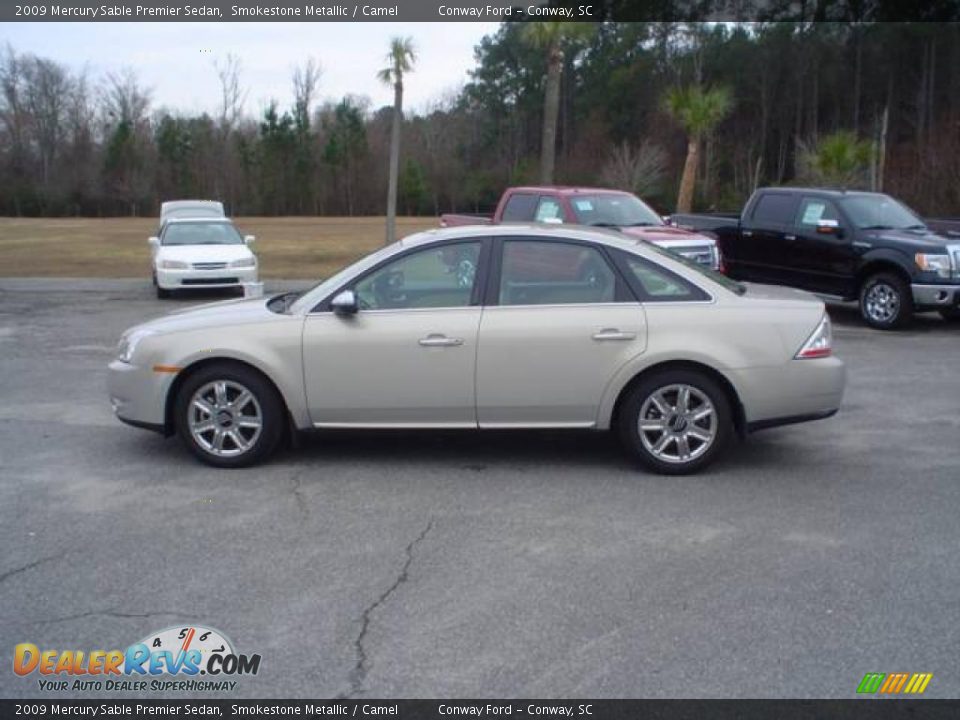 2009 Mercury Sable Premier Sedan Smokestone Metallic / Camel Photo #8