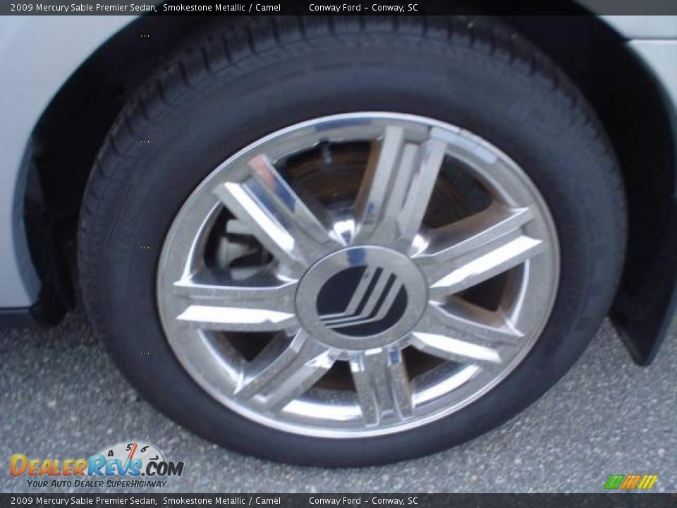 2009 Mercury Sable Premier Sedan Smokestone Metallic / Camel Photo #9