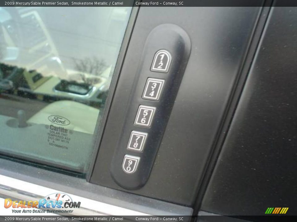 2009 Mercury Sable Premier Sedan Smokestone Metallic / Camel Photo #10
