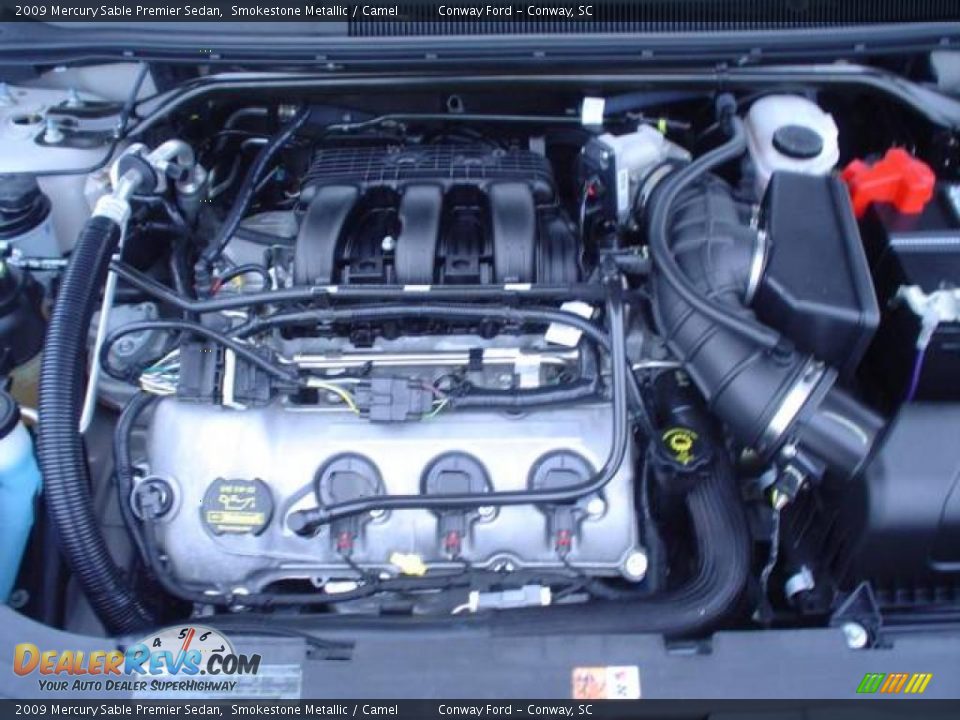 2009 Mercury Sable Premier Sedan Smokestone Metallic / Camel Photo #12