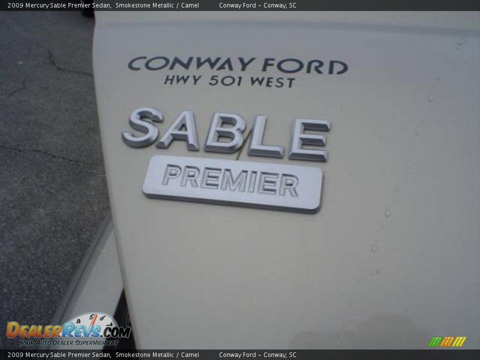 2009 Mercury Sable Premier Sedan Smokestone Metallic / Camel Photo #14