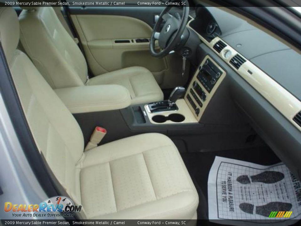 2009 Mercury Sable Premier Sedan Smokestone Metallic / Camel Photo #17