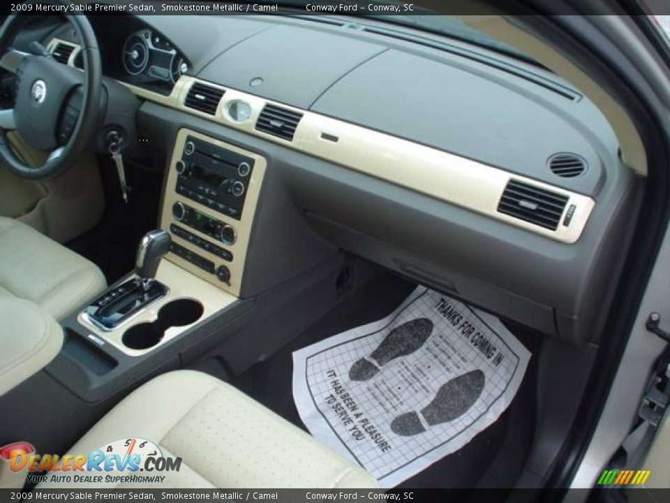 2009 Mercury Sable Premier Sedan Smokestone Metallic / Camel Photo #18