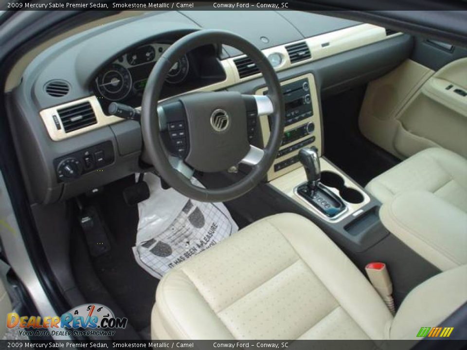 2009 Mercury Sable Premier Sedan Smokestone Metallic / Camel Photo #21