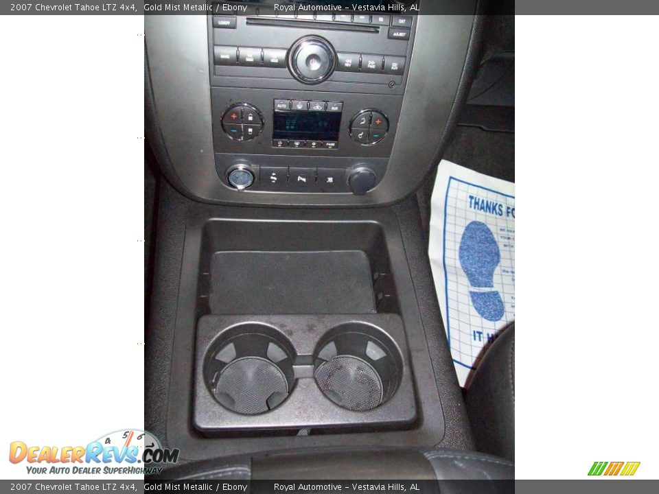 2007 Chevrolet Tahoe LTZ 4x4 Gold Mist Metallic / Ebony Photo #17